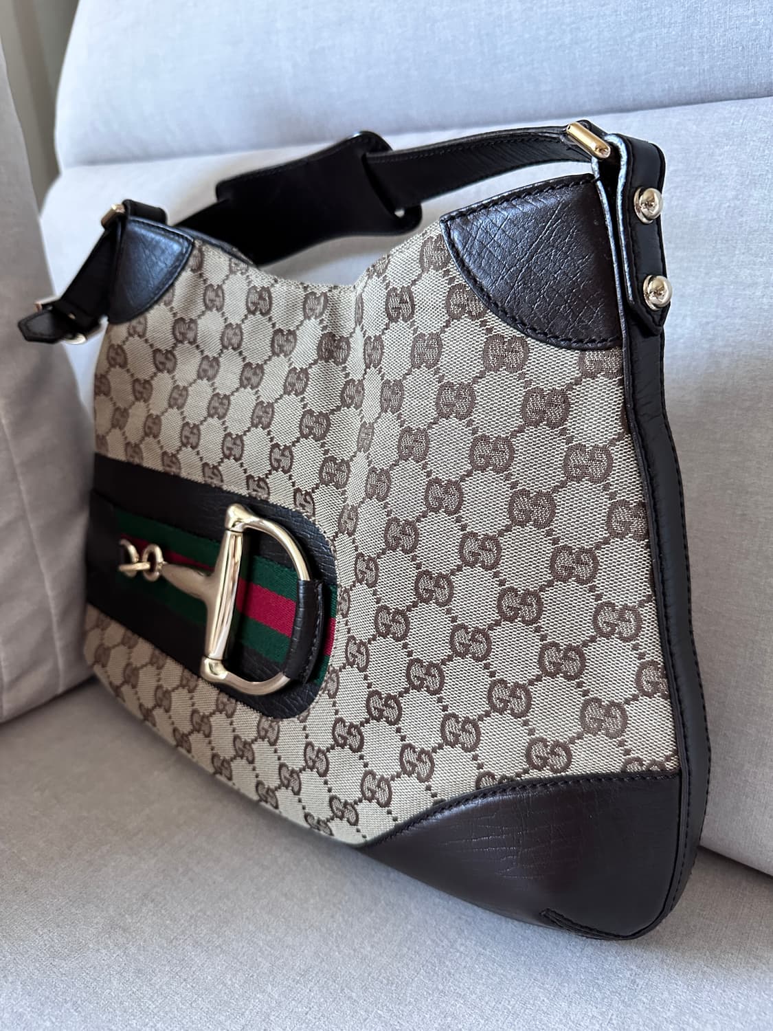 구찌 해슬러 홀스빗 호보탄 숄더백 상품이미지2