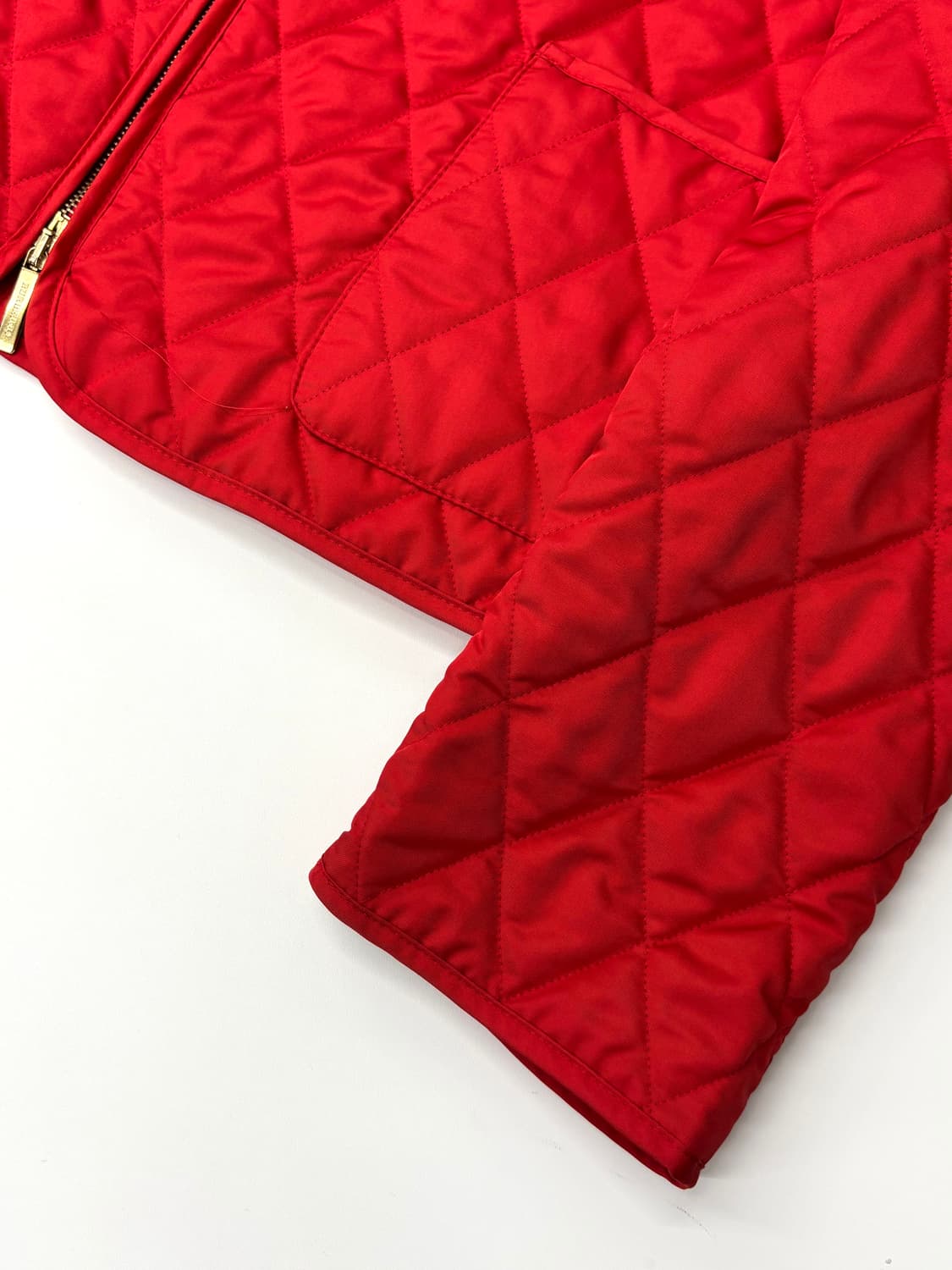 Burberry 버버리 레드 퀄팅 집업 자켓 상품이미지6