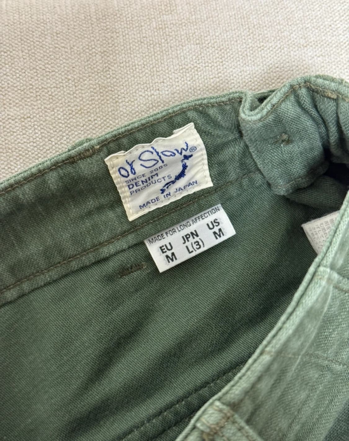 오아슬로우 퍼티그 팬츠 (M) 상품이미지2