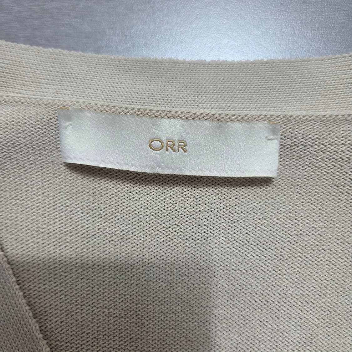 오르(ORR) 베이직 브이넥 가디건 상품이미지3