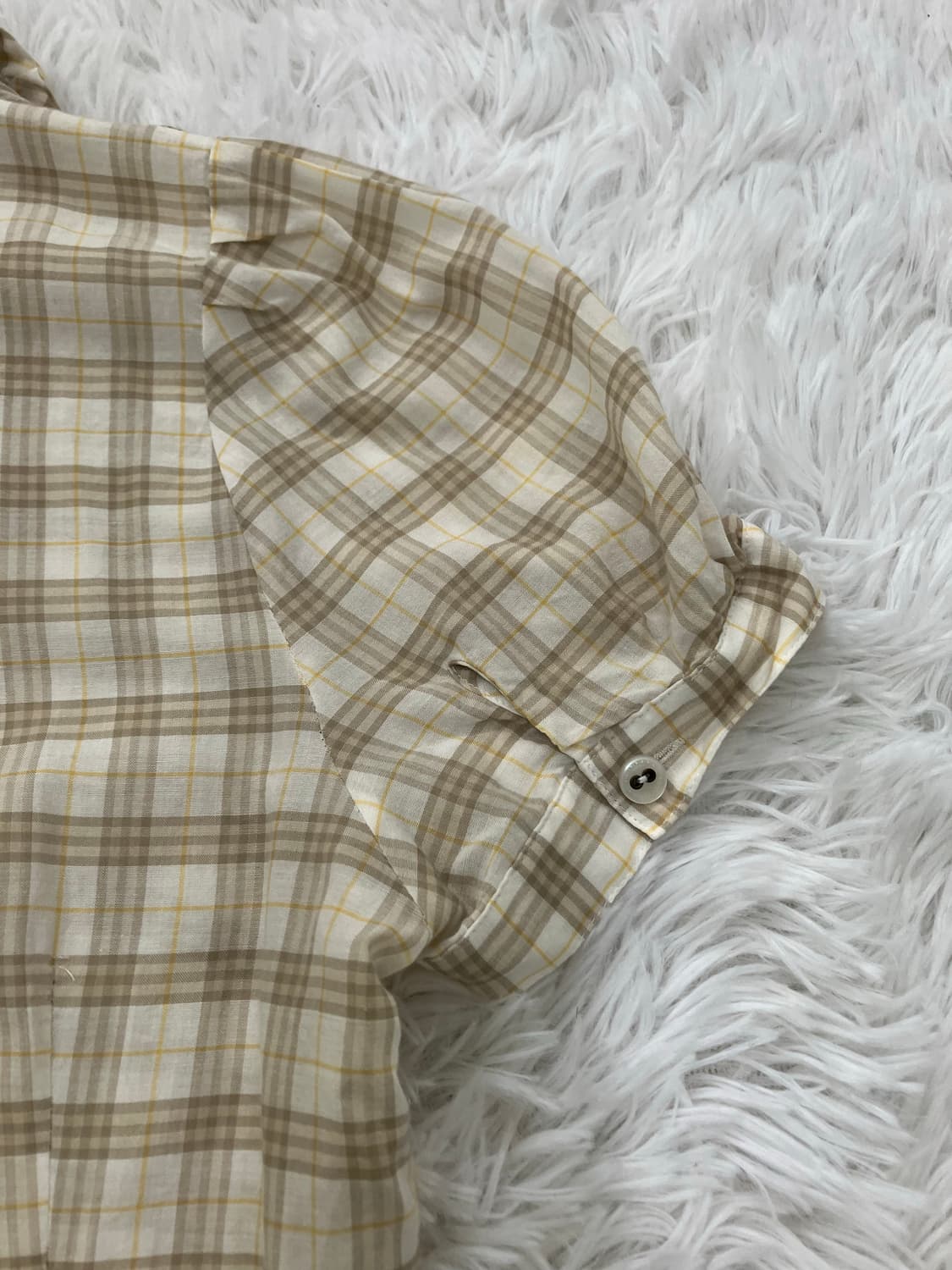 대대장 버버리 아이보리 레이스 카라 셔츠 1073 상품이미지5