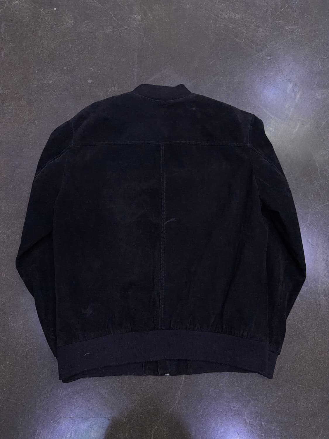 자라 돈피 레더 스웨이드 블랙 블루종 가죽자켓 XL 상품이미지2