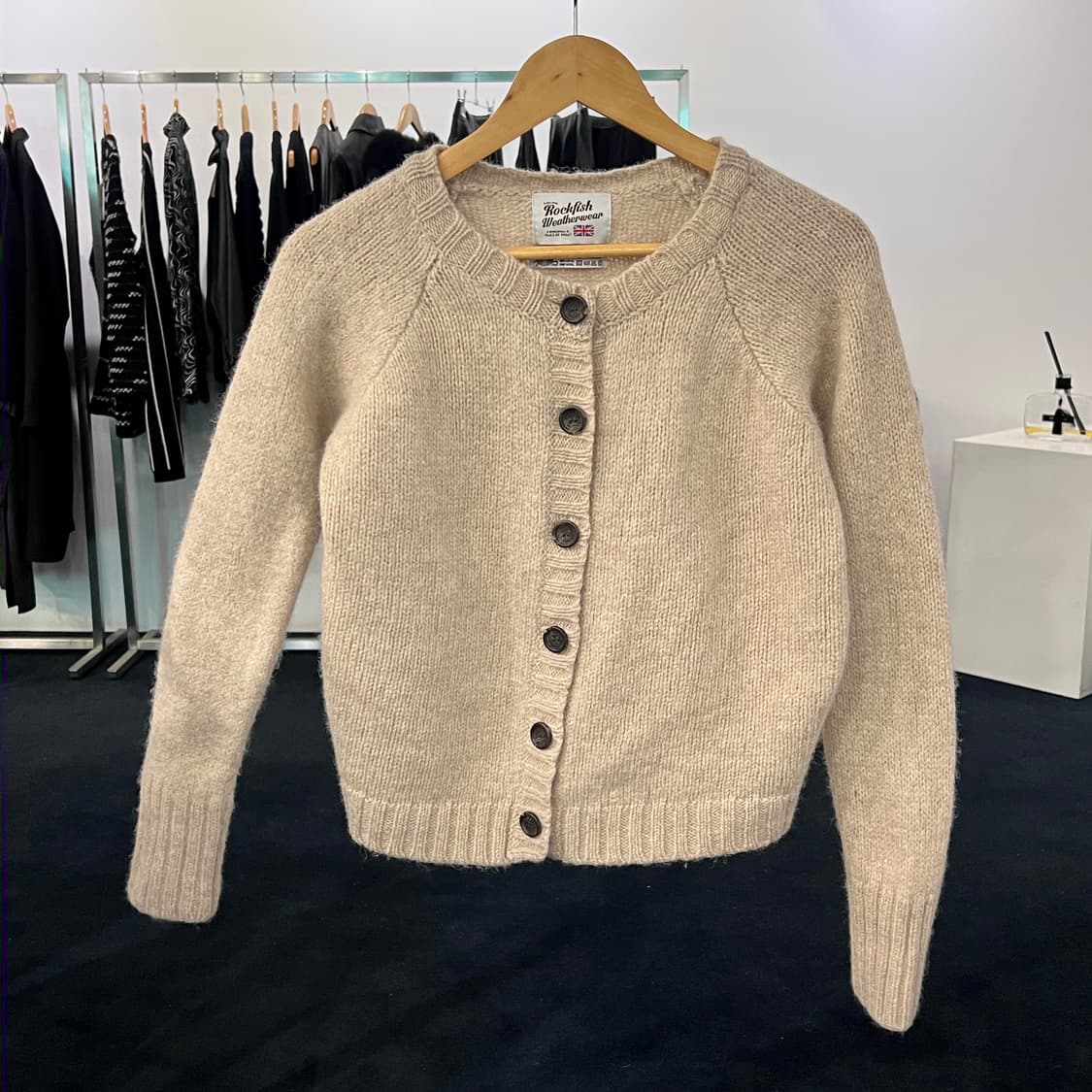 [55] 락피쉬 웨더웨어 100% 파인 울 니트 가디건  상품이미지1