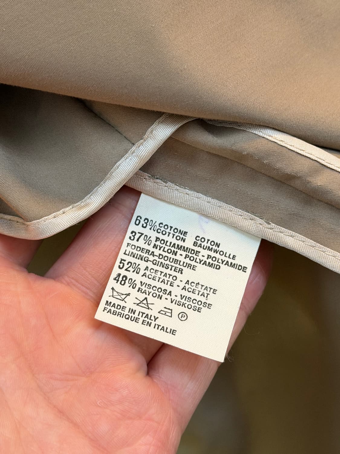 Givenchy 지방시 베이지 하프 트렌치코트 48 상품이미지6