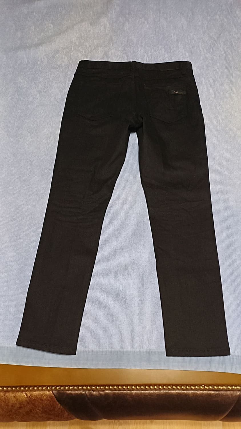 플랙 스판블랙진 실측33인치 기장101 상품이미지4