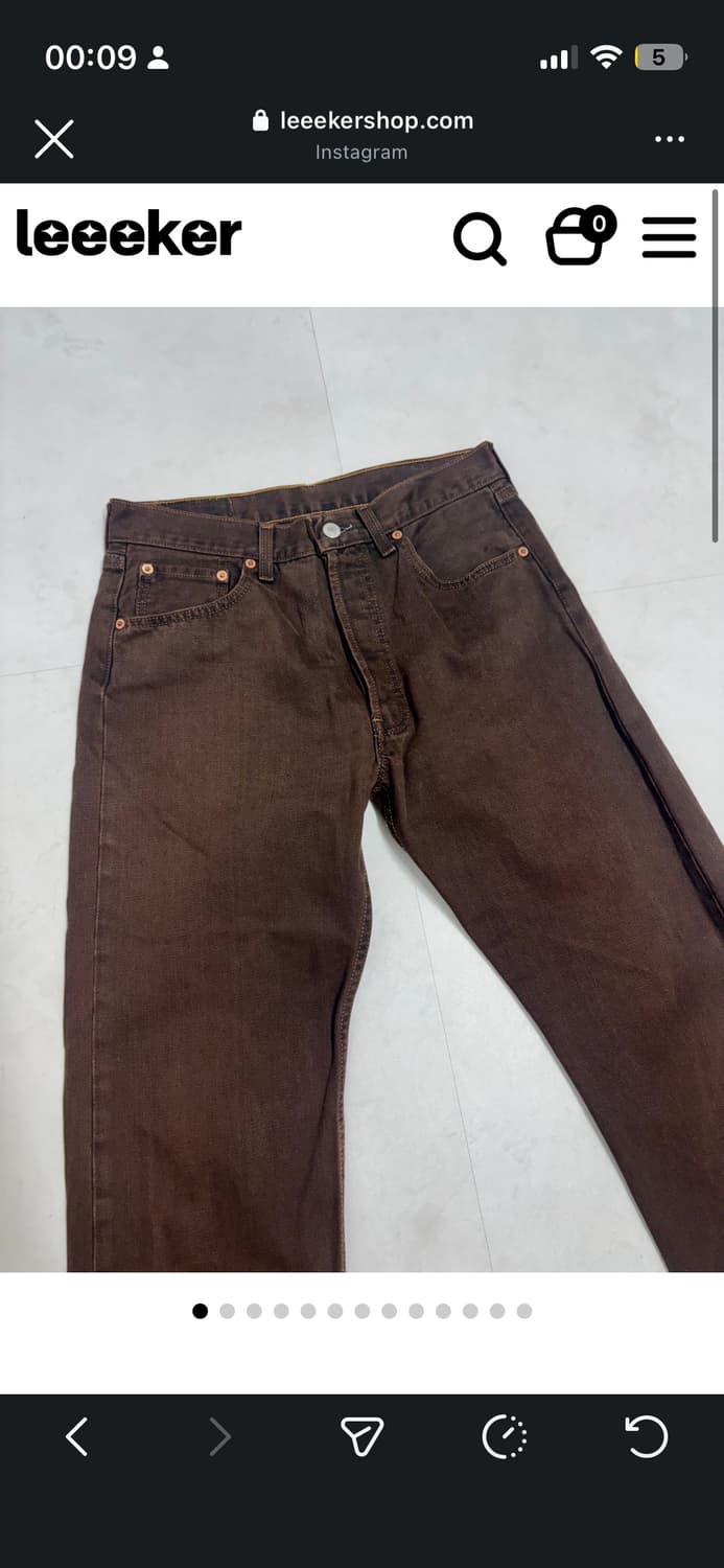 리바이스 데님 브라운 상품이미지1