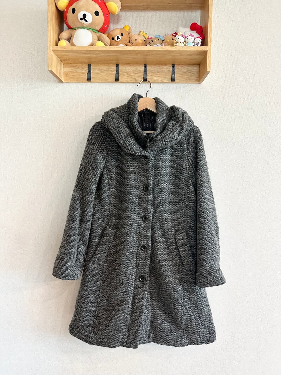 jpn 갸루 괴짜 너드 모리걸 하구미 스즈코 일본맛 코트 상품이미지2