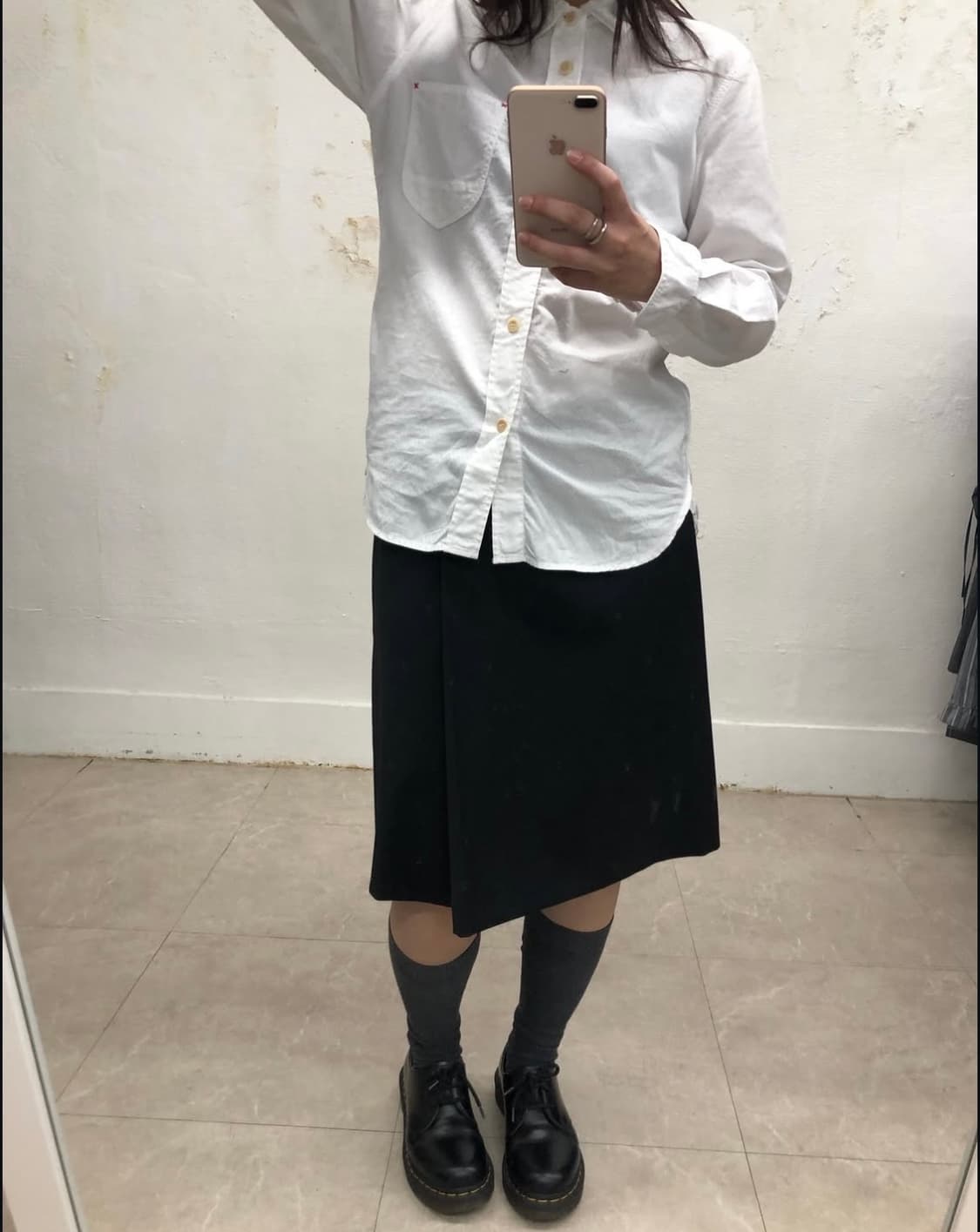 질샌더 미디 스커트 상품이미지5