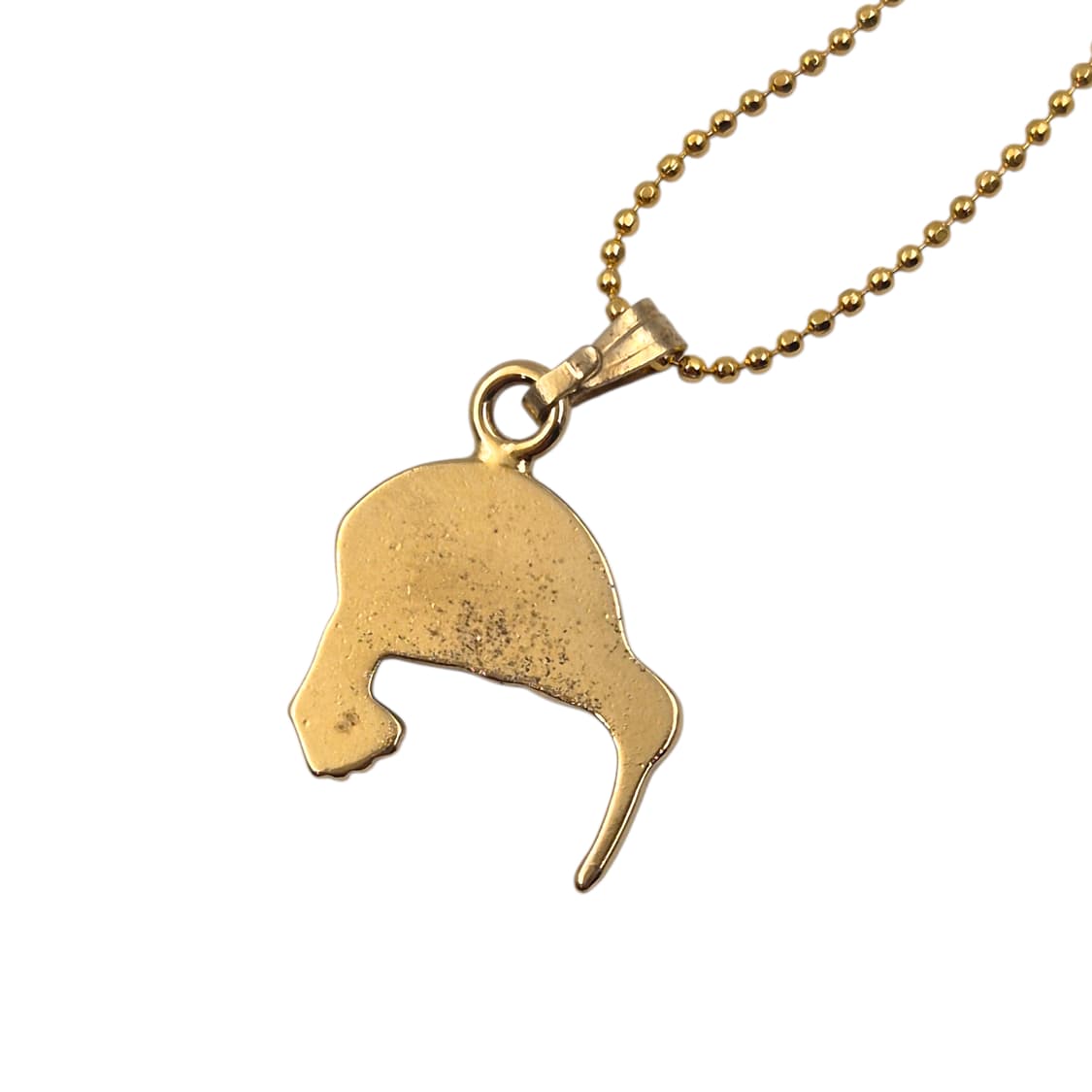 80s 뉴질랜드 파우아 자개 22k 키위새 목걸이 상품이미지6