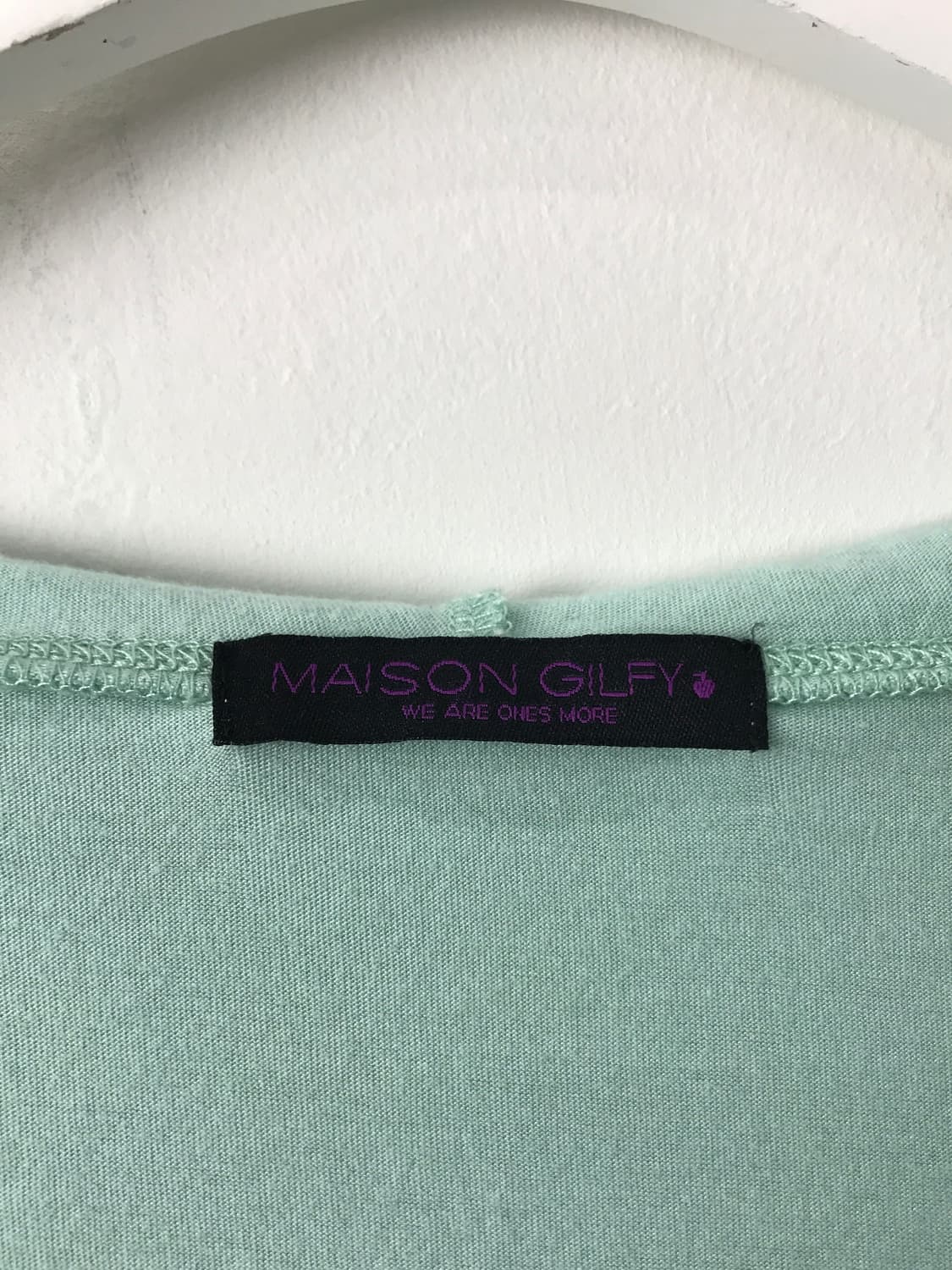 'Maison Gilfy' Eagle Graphic Mint Hoodie 상품이미지10