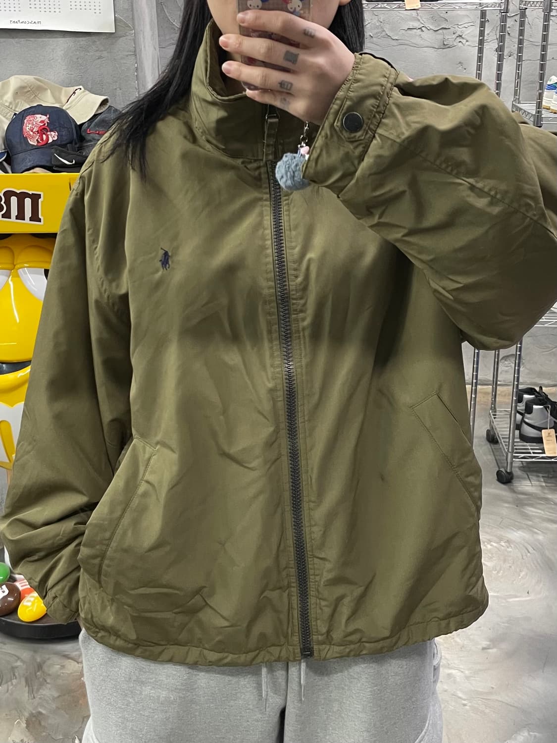 폴로 나일론 블루종 자켓 상품이미지8