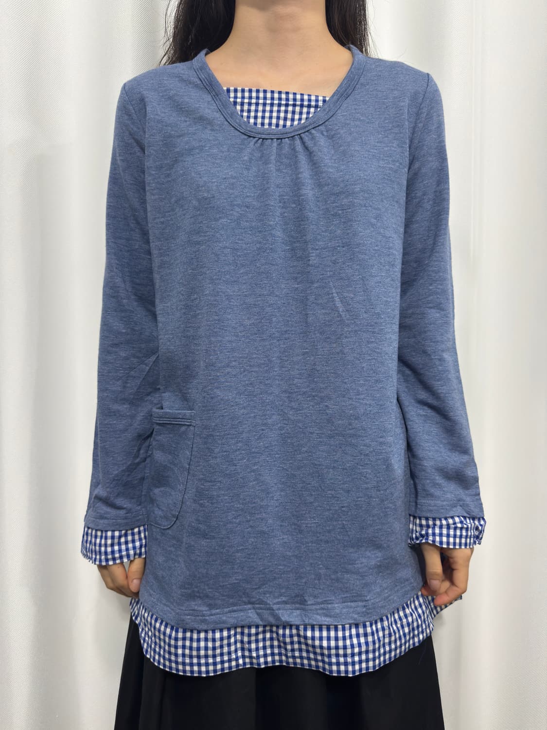 mori check top 상품이미지1