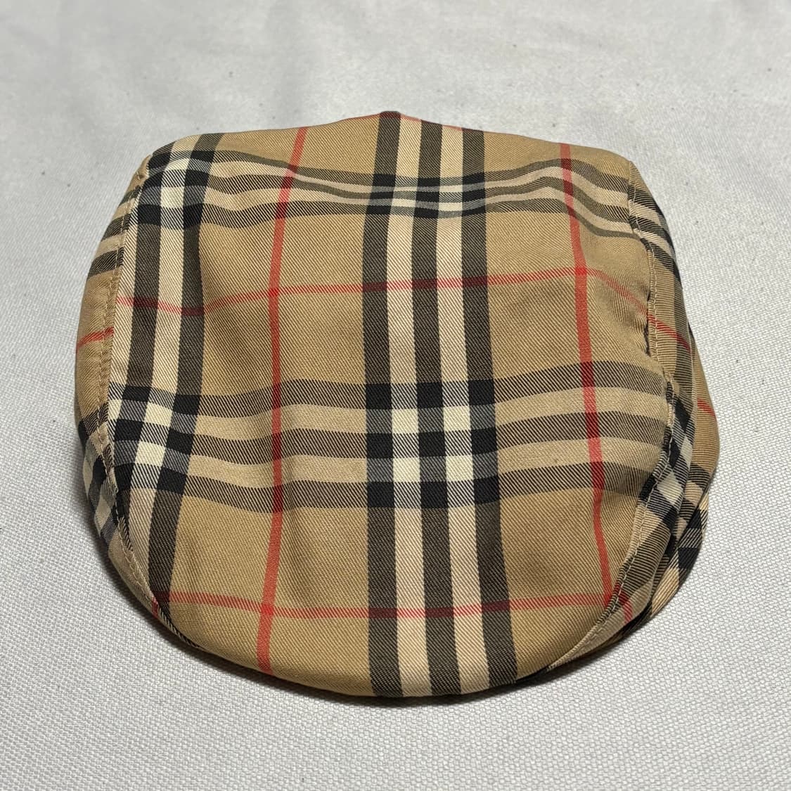 M 버버리 빈티지 체크 헌팅캡 상품이미지2
