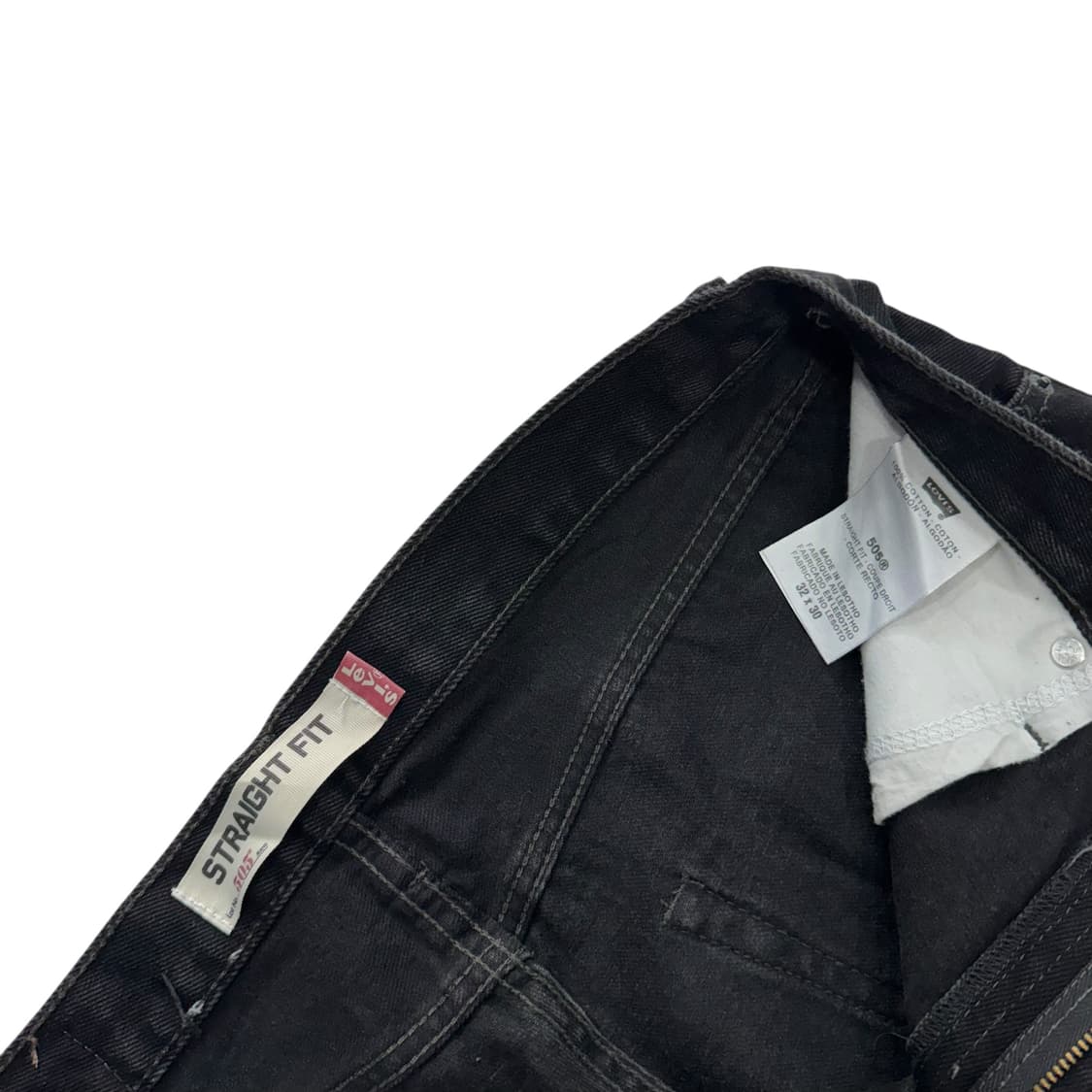 [33] 리바이스 505 블랙진 데님 청바지 [lv1176] 상품이미지4