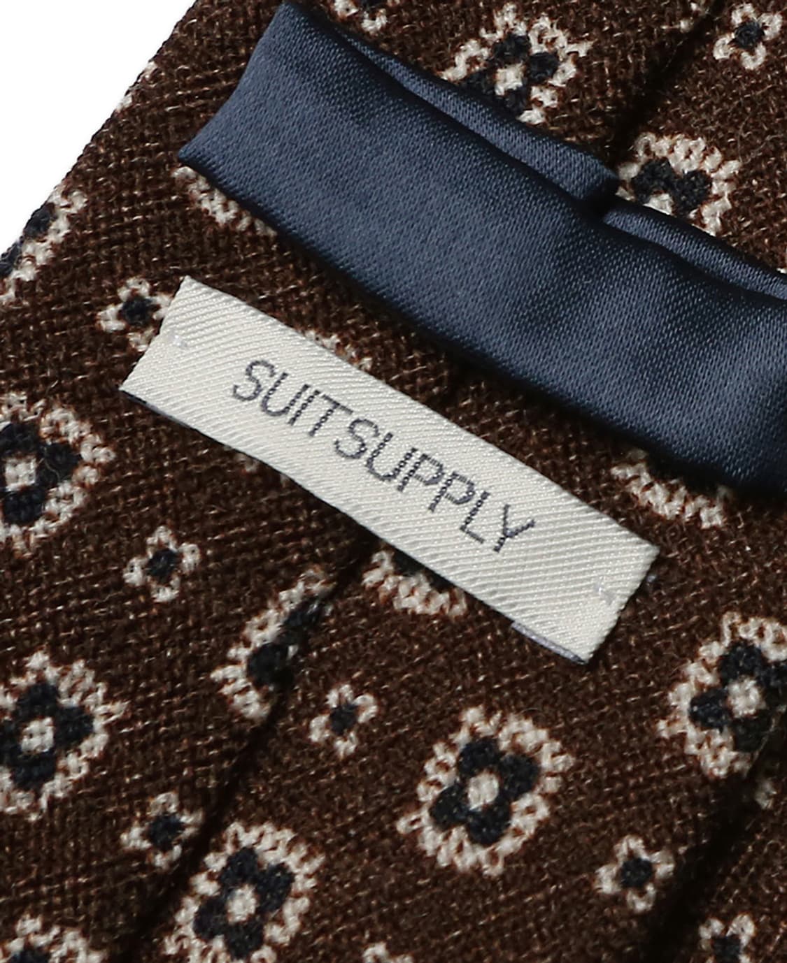 수트 서플라이 [Suit Supply] 브라운 플라워 패턴 이태리 타이 상품이미지4
