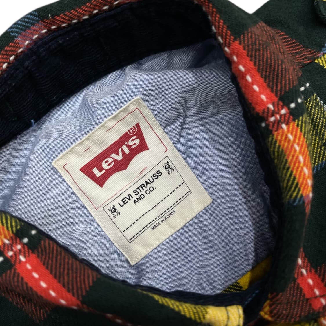 리바이스 플란넬 체크셔츠 상품이미지4