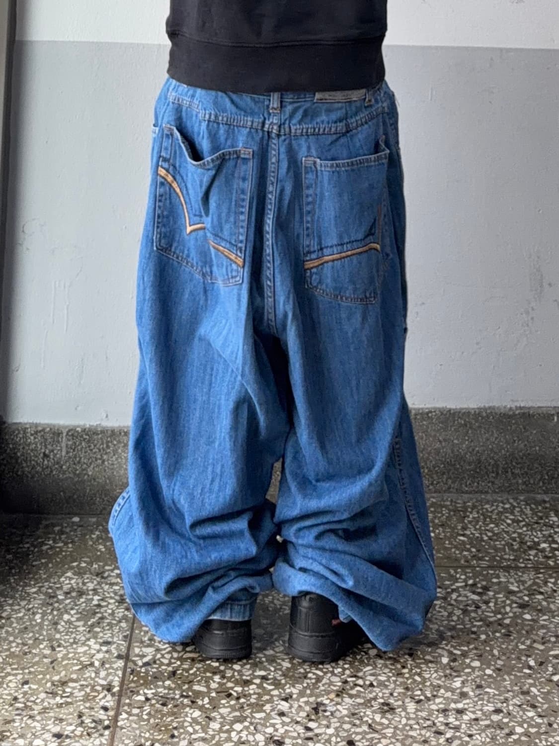 빈티지 자수 힙합팬츠 상품이미지1