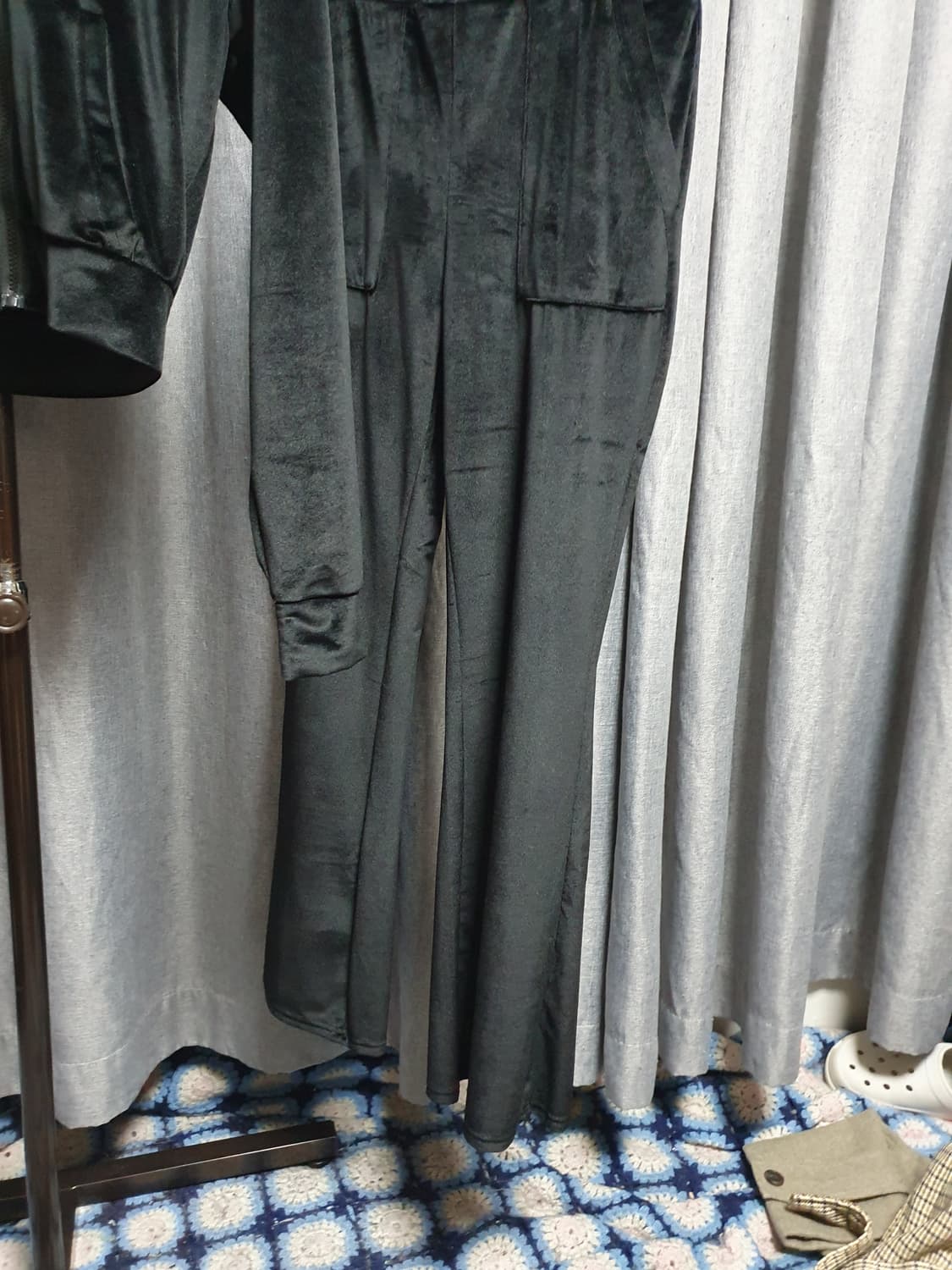 벨벳 밴딩 투피스 셋업 상품이미지3