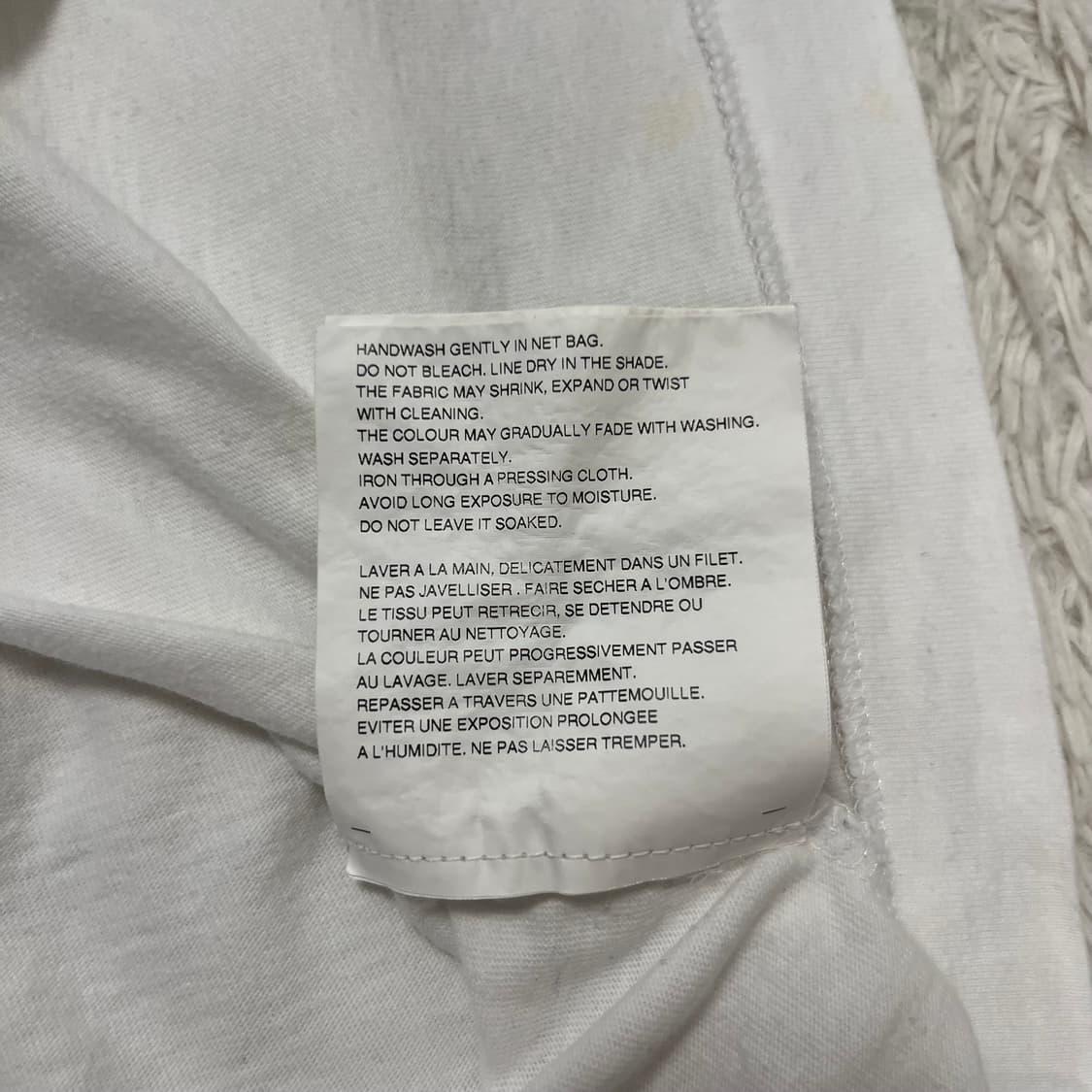 Comme des Garçons white t-shirt 상품이미지9