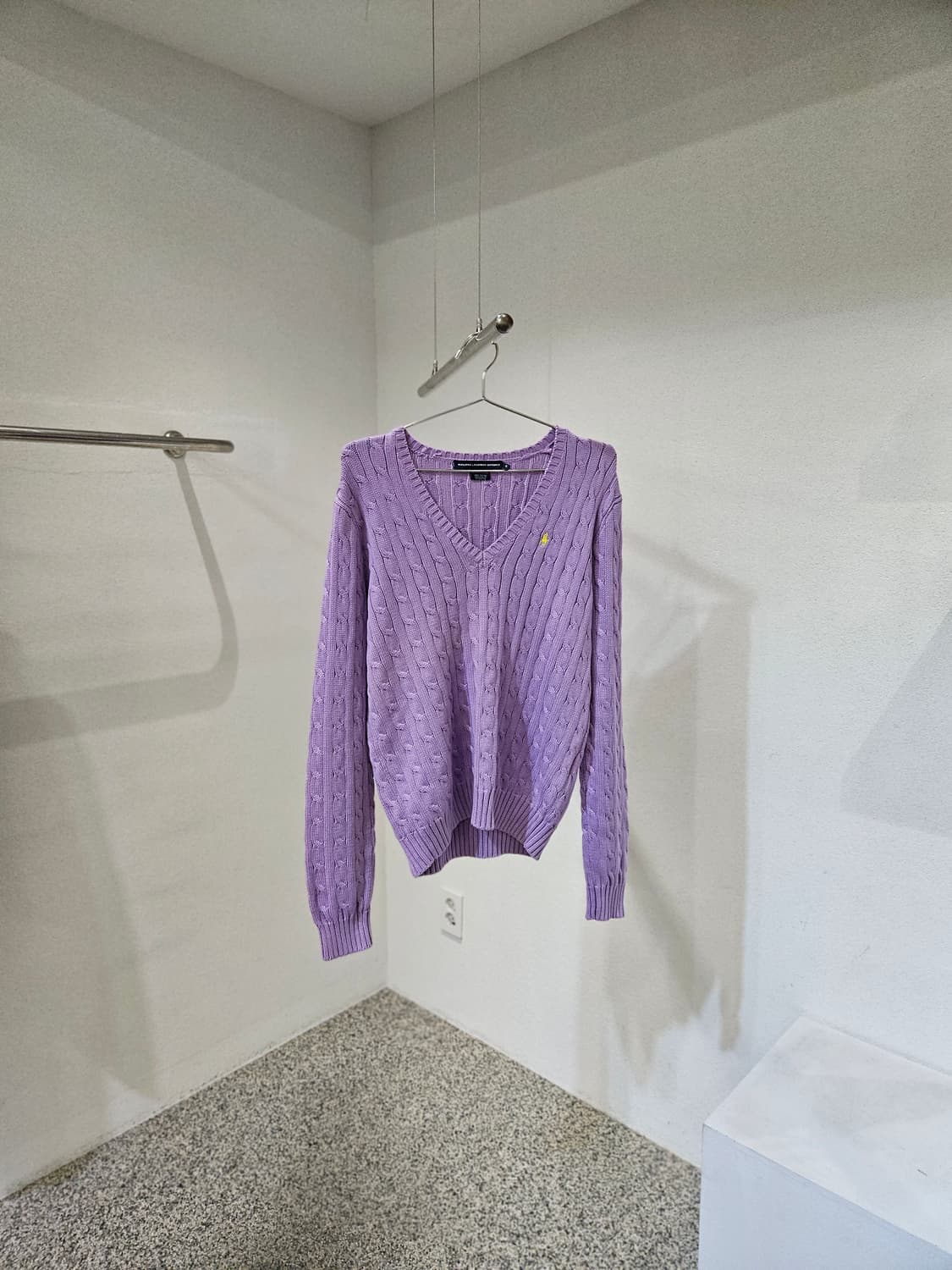 폴로랄프로렌 브이넥 케이블 니트 상품이미지1