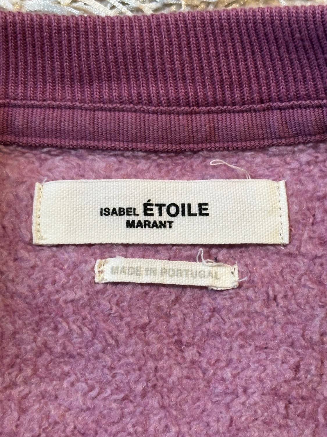 이자벨마랑 MILLY 밀리 플리스 기모 맨투맨 핑크 상품이미지4