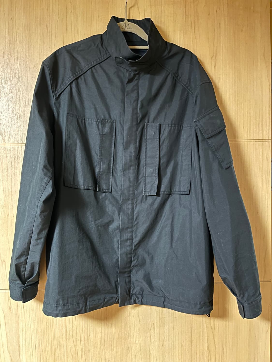 준지 하이넥 집업셔츠형 자켓44 상품이미지3