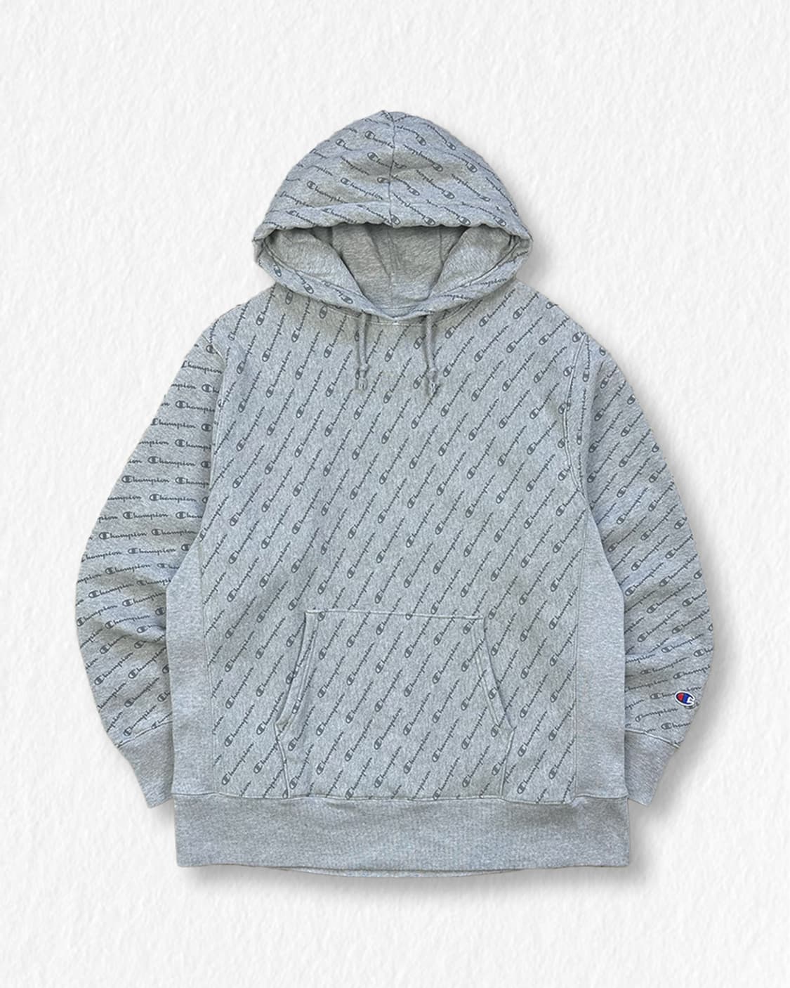 챔피언 리버스위브 멀티로고 기모 후드티 상품이미지1