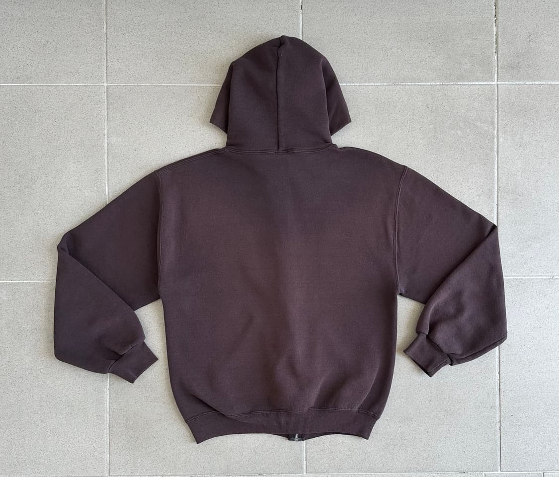 00s 빈티지 러셀 후드집업 브라운 S 상품이미지2