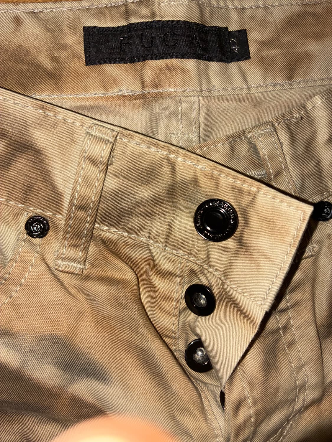 Gostar de fuga 베이지 플레어진 상품이미지1