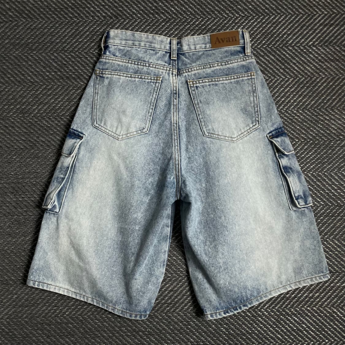 어반드레스 멀티포켓 데님 카고 버뮤다 팬츠o 4881 상품이미지4