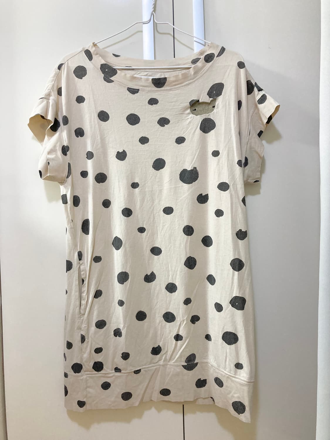 츠모리치사토 도트 원피스 상품이미지1