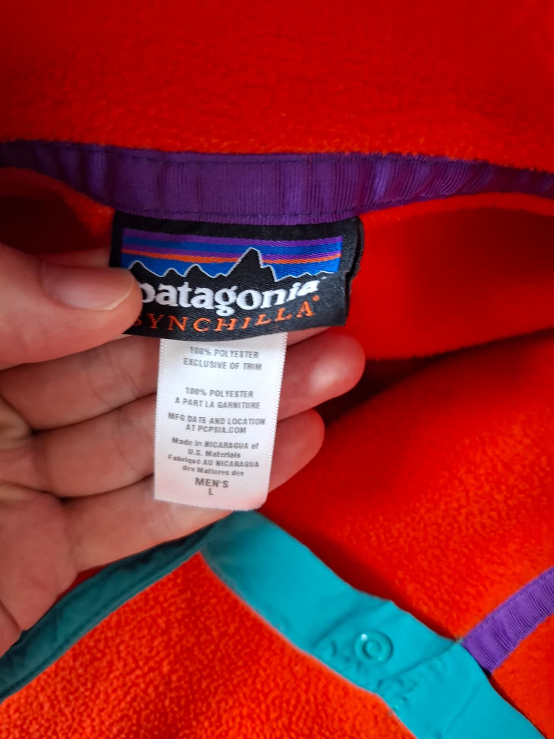 L 파타고니아 신칠라 스냅티 플리스 상품이미지5