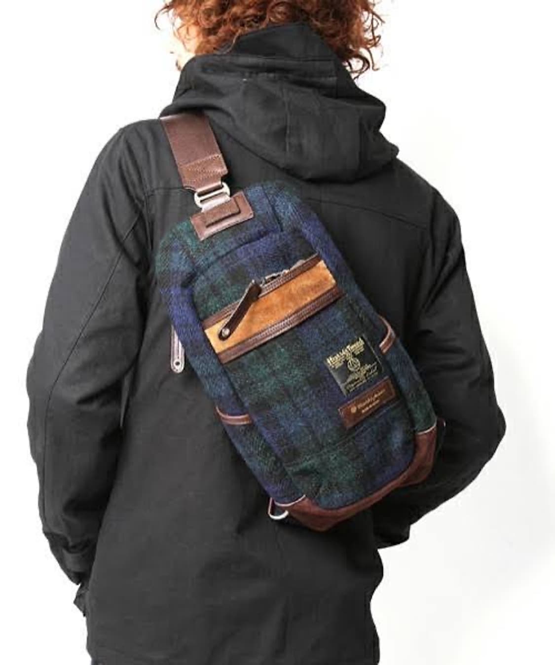 마스터피스 MSPC 해리스트위드 덴시티 크로스백 오렌지 상품이미지7