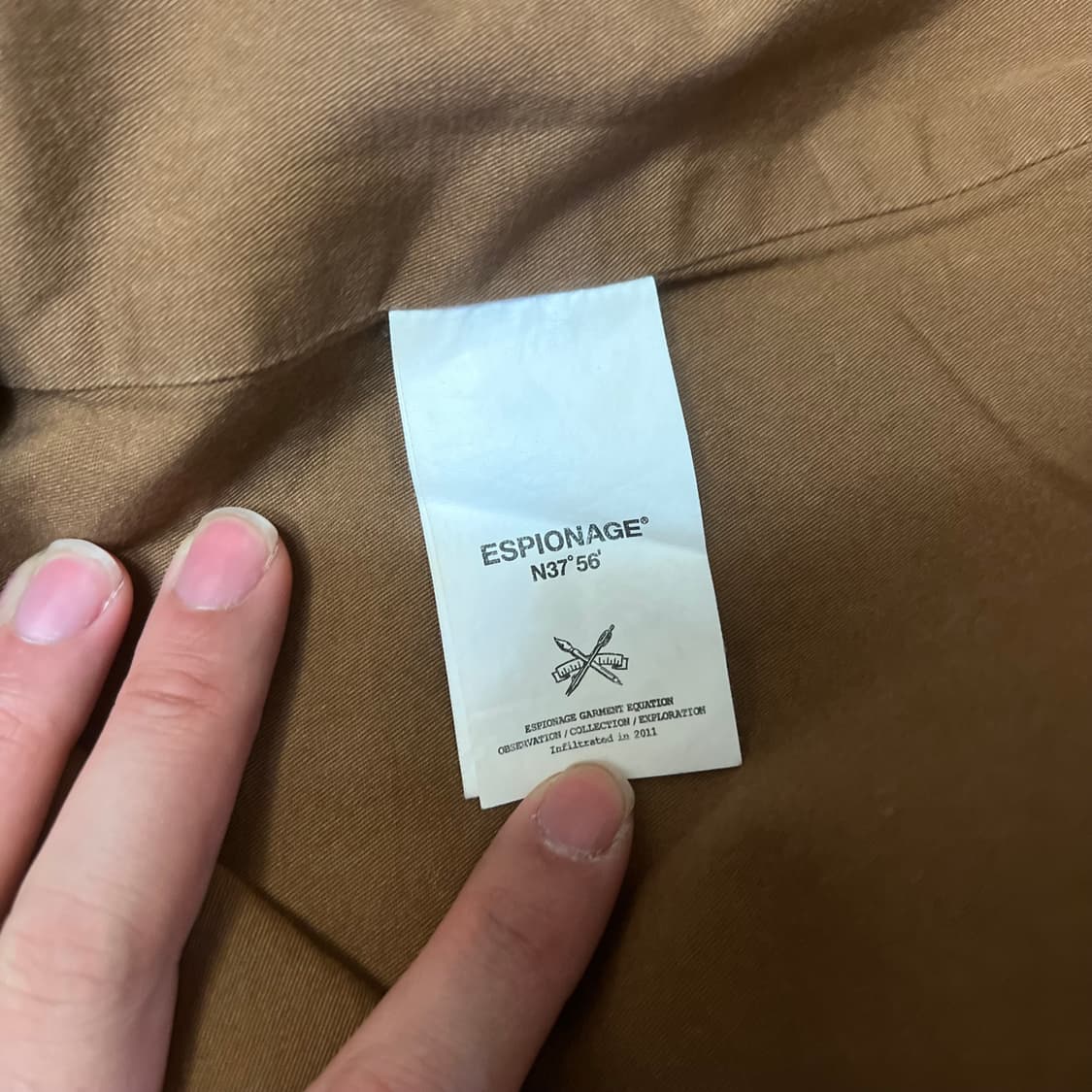 에스피오나지 stack HBT 4p 자켓 tan brown 상품이미지7