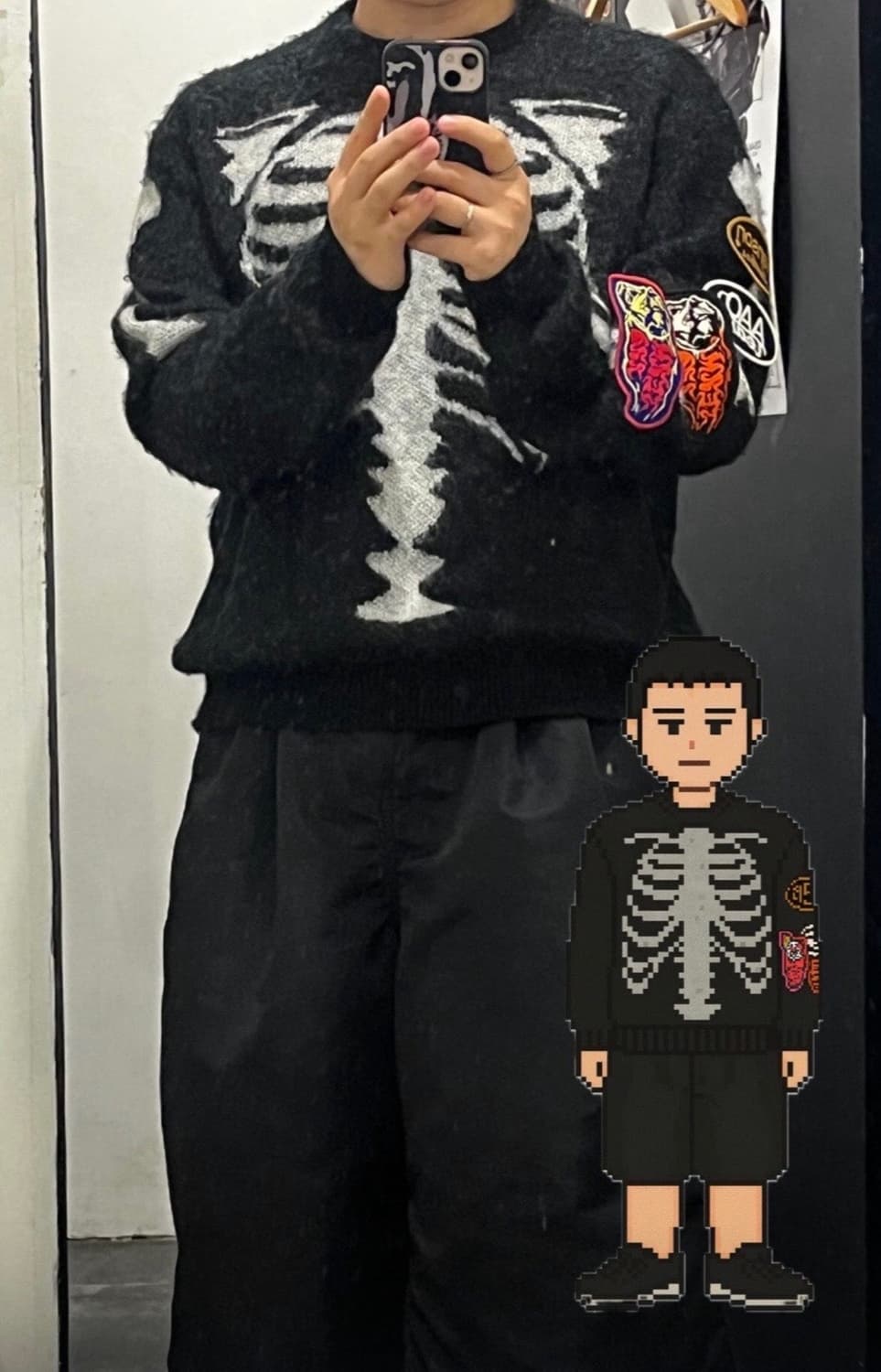 REAL BONE MOHAIR BLEND KNIT (AAO x VANS) 상품이미지2