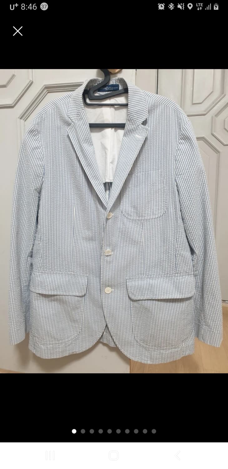 폴로랄프로렌 코튼 시어서커 블레이져 자켓100 상품이미지1