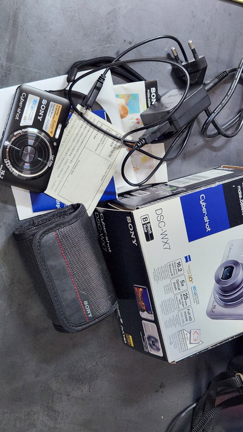 소니 DSC-WX7 빈티지 디카 풀박스 상품이미지10