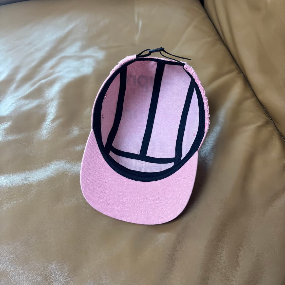 Supreme 슈프림 워시드 핑크 캠프캡 모자 (Washed Pink 상품이미지6