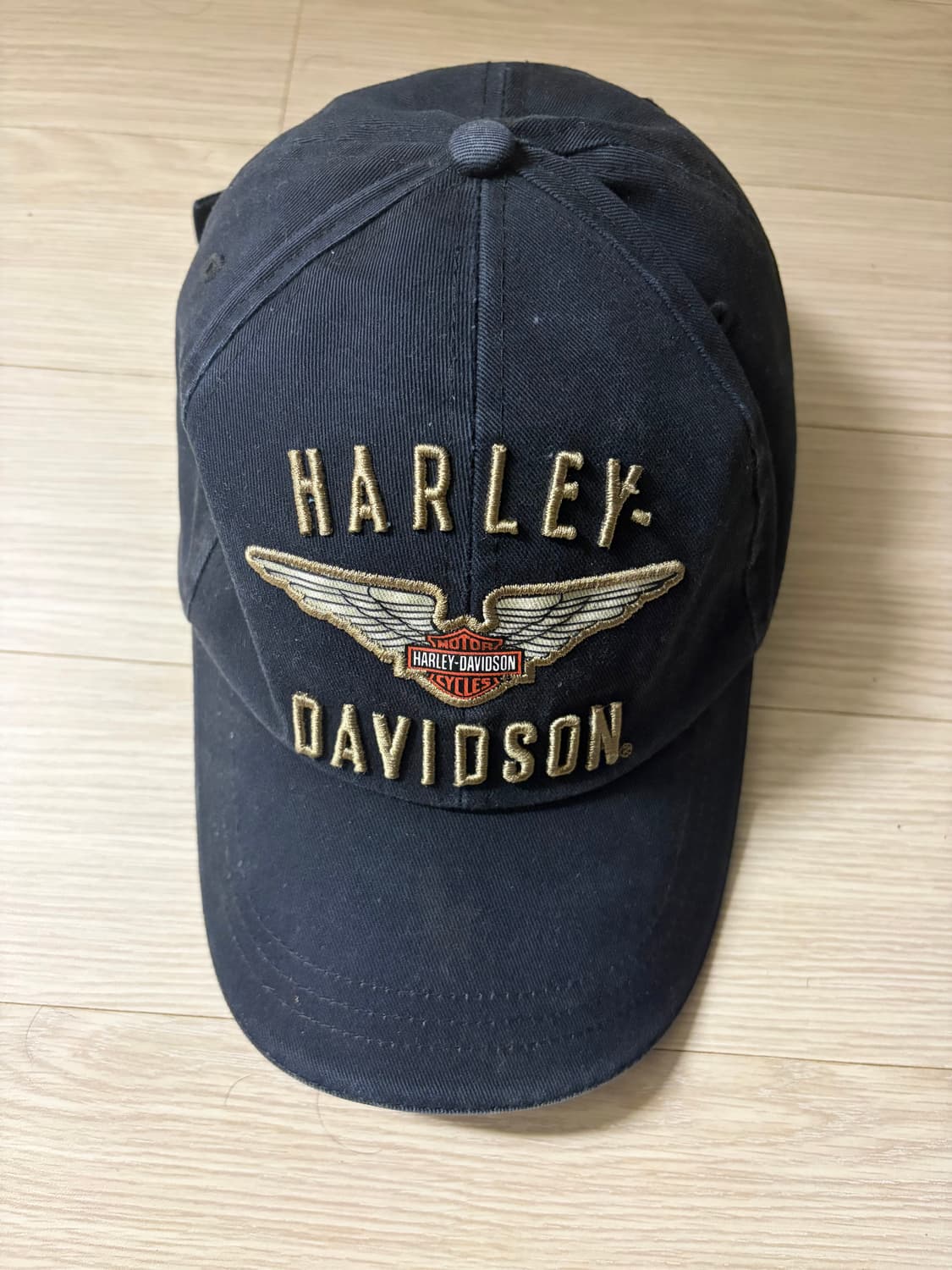 할리데이비슨 자수 볼캡 블랙 상품이미지1