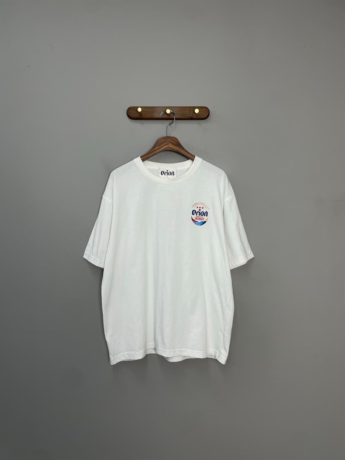 오리온 맥주 로고 프린팅 반팔티 H2179 상품이미지3