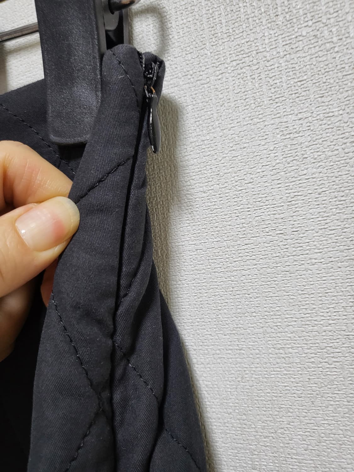 따뜻하고 편한 codes밴딩 누빔 패딩 스커트 44-66 상품이미지3