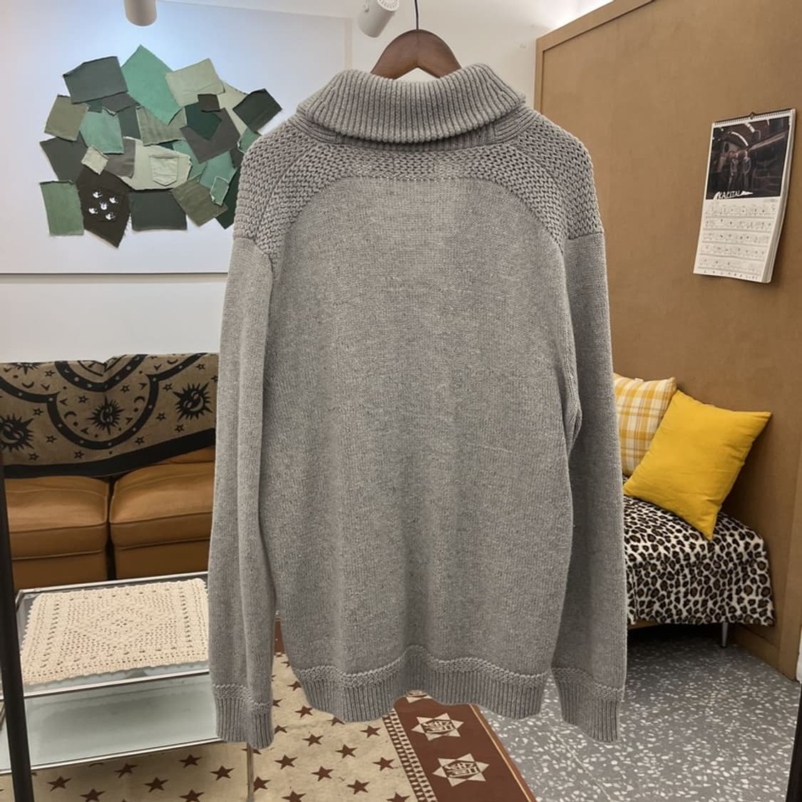 폴로 랄프로렌 빈티지 여리 모던 캐주얼 숄카라 가디건 L C10060 상품이미지4