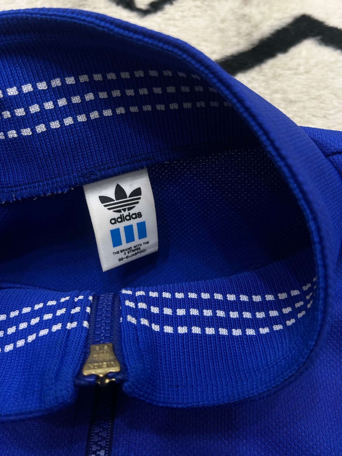 [L]90s 아디다스 데상트 올드스쿨 트랙탑 져지/블루 상품이미지4