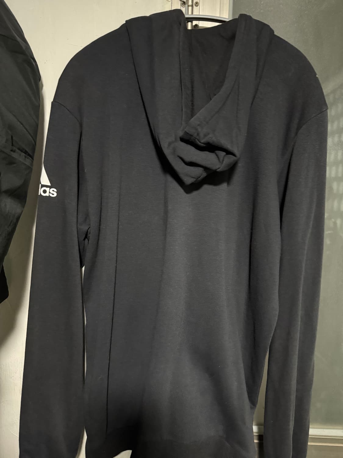 아디다스 블랙 기모 후드집업 xl 상품이미지2