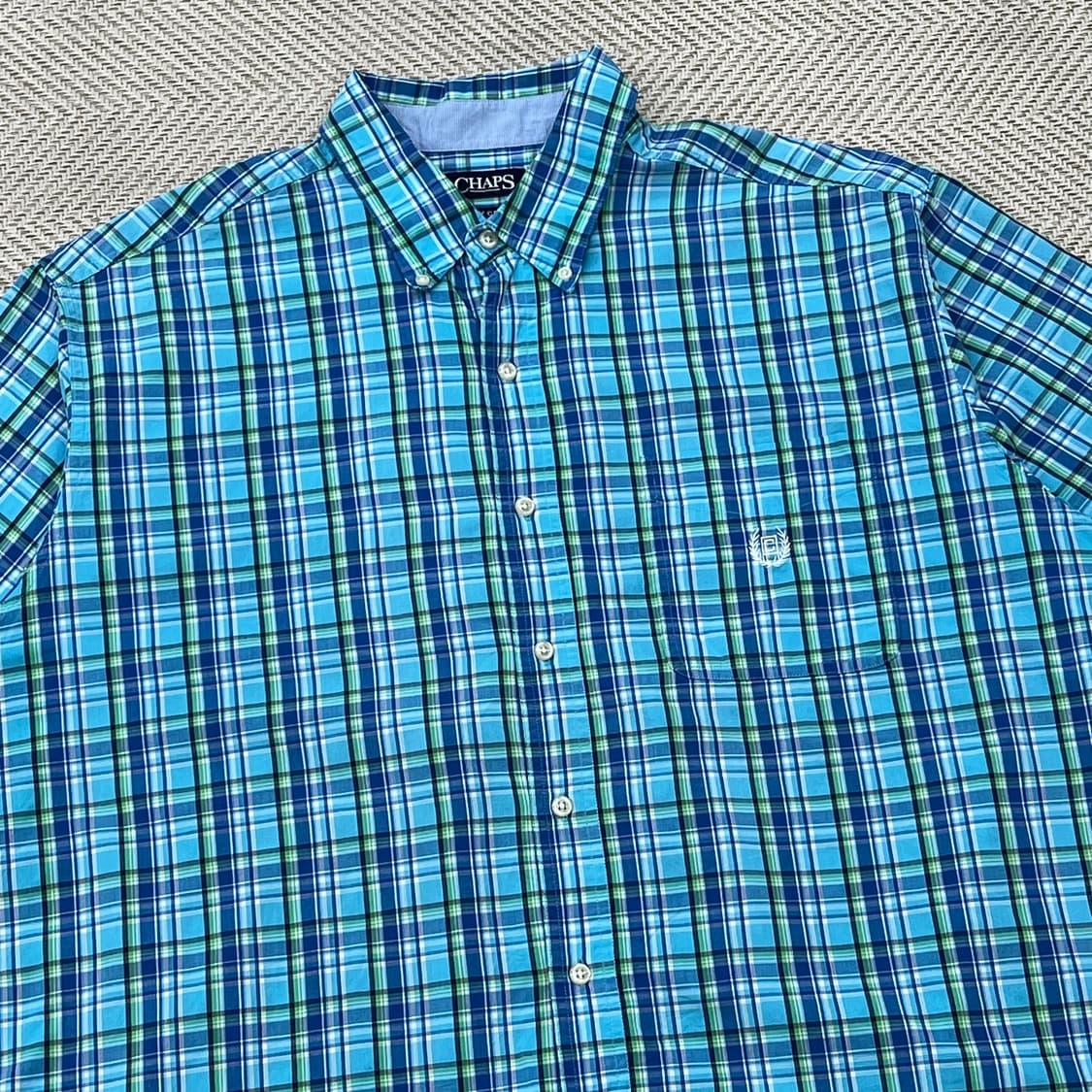 챕스랄프로렌 체크 하프 셔츠 r3977  상품이미지3