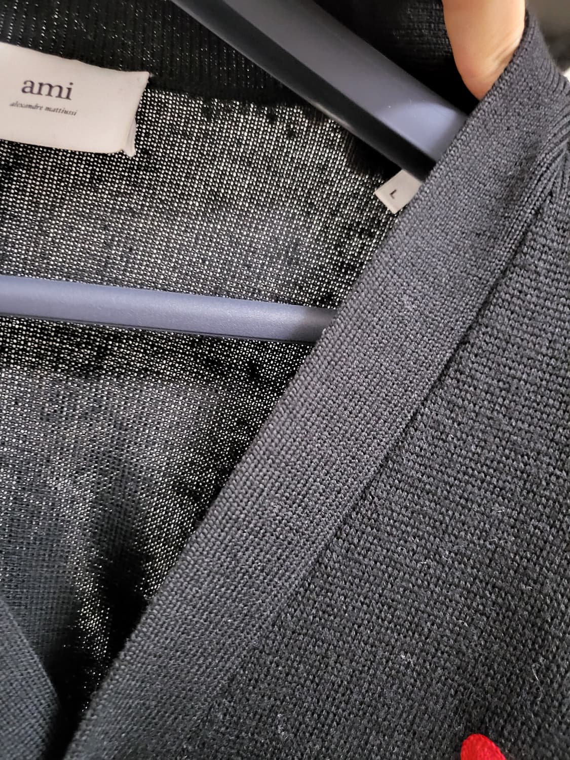 24SS 아미 울 니트 가디건 L 상품이미지6