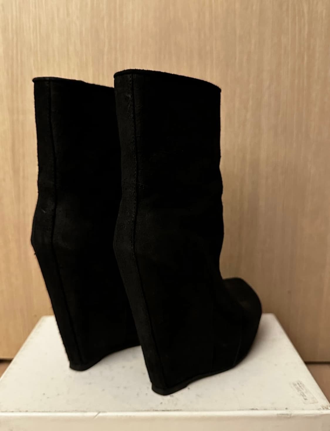 릭오왠스 스왜이드 왜지힐 부츠 2014FW 상품이미지2