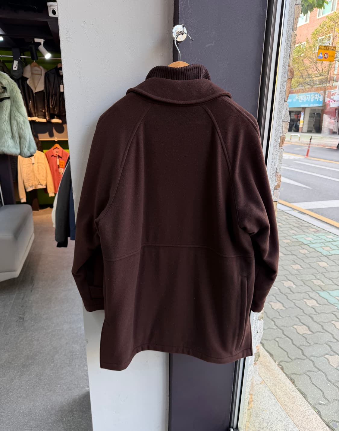 S/ 버버리 캐시미어 블렌딩 더블 레이어 코트 상품이미지7