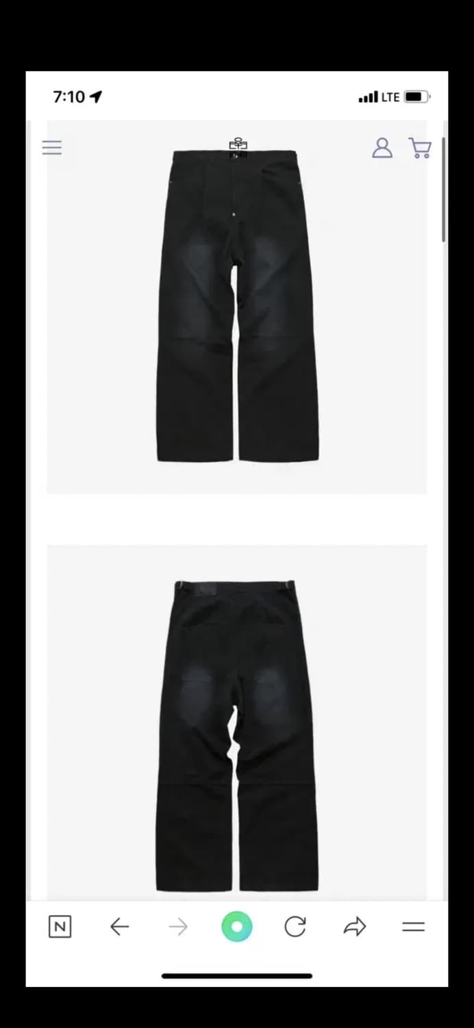 폴리테루 원턱 페이디드 고시마 팬츠 상품이미지1