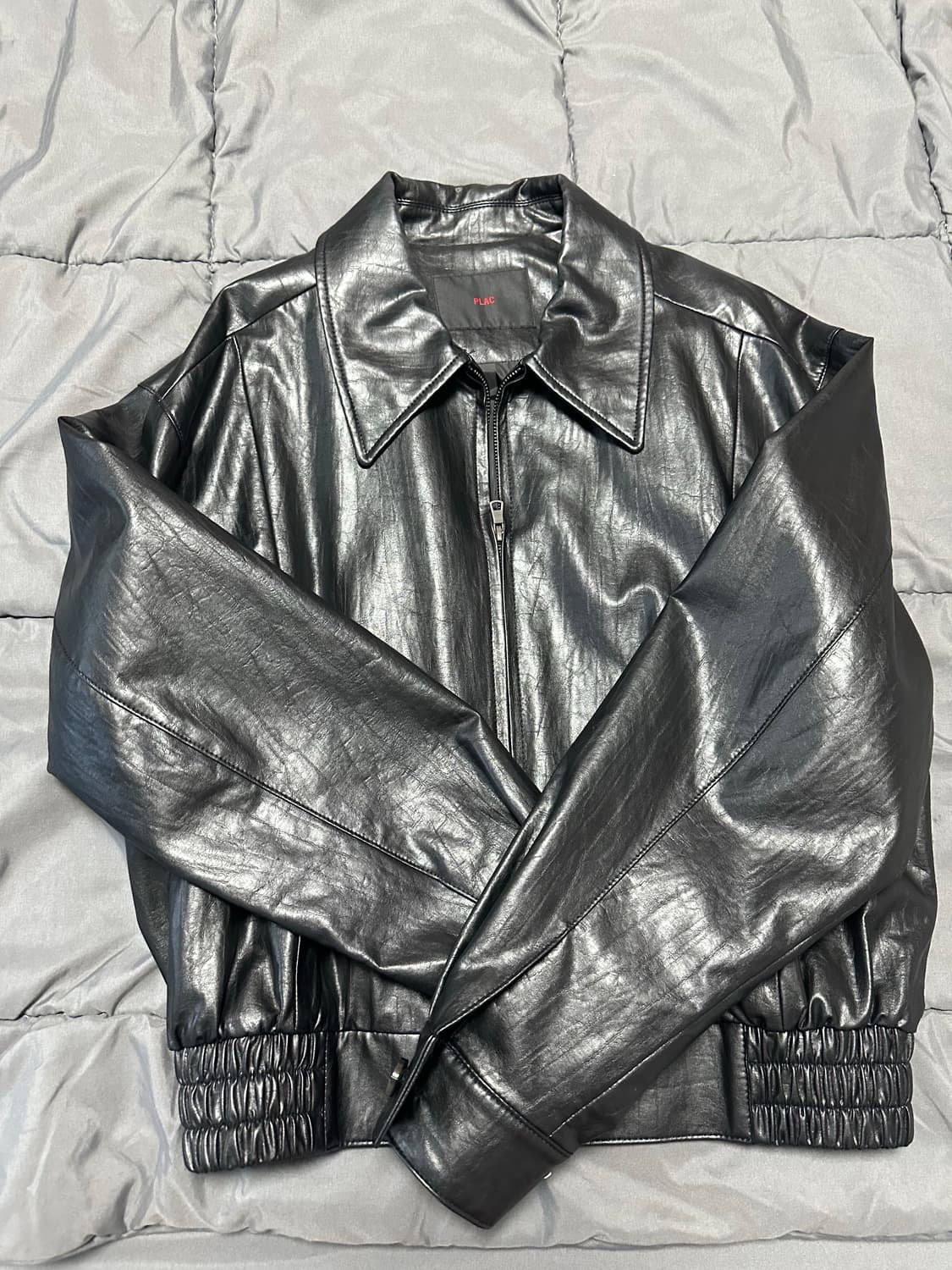 플랙x깡 가죽자켓 상품이미지1